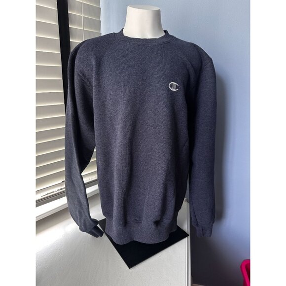 Champion eco blue crew neck sweatshirt  Men's SMALL - Picture 1 of 5